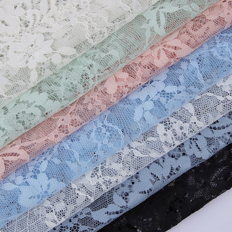 Lace Fabric Dress Floral Polyester for Women's Wear Wholesale Supplier 7