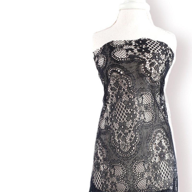 Lace Fabric Dress All-Over Nylon Warp Knit for Women's Wear Wholesale