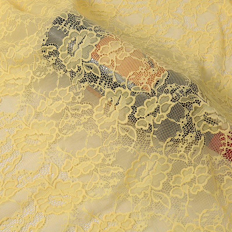 Lace Fabric Nylon Warp Knit for Women's Wear Wholesale Supplier 13