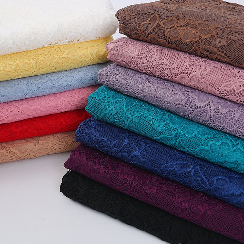 Lace Fabric Nylon Warp Knit for Women's Wear Wholesale Supplier 16