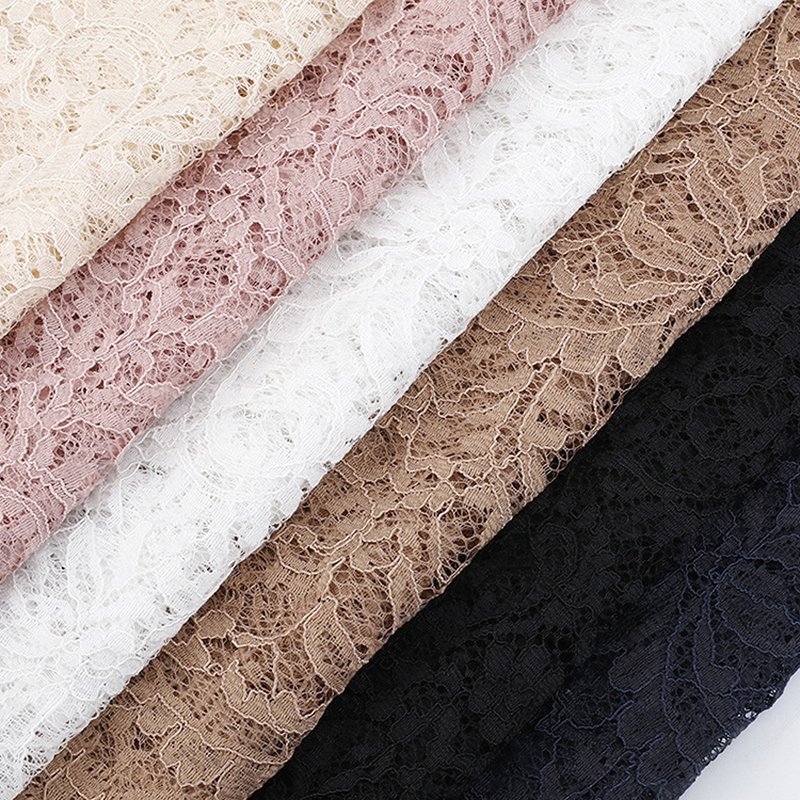 Lace Fabric Dress Cutwork 100% Cotton for Women's Wear Wholesale Suppl 6