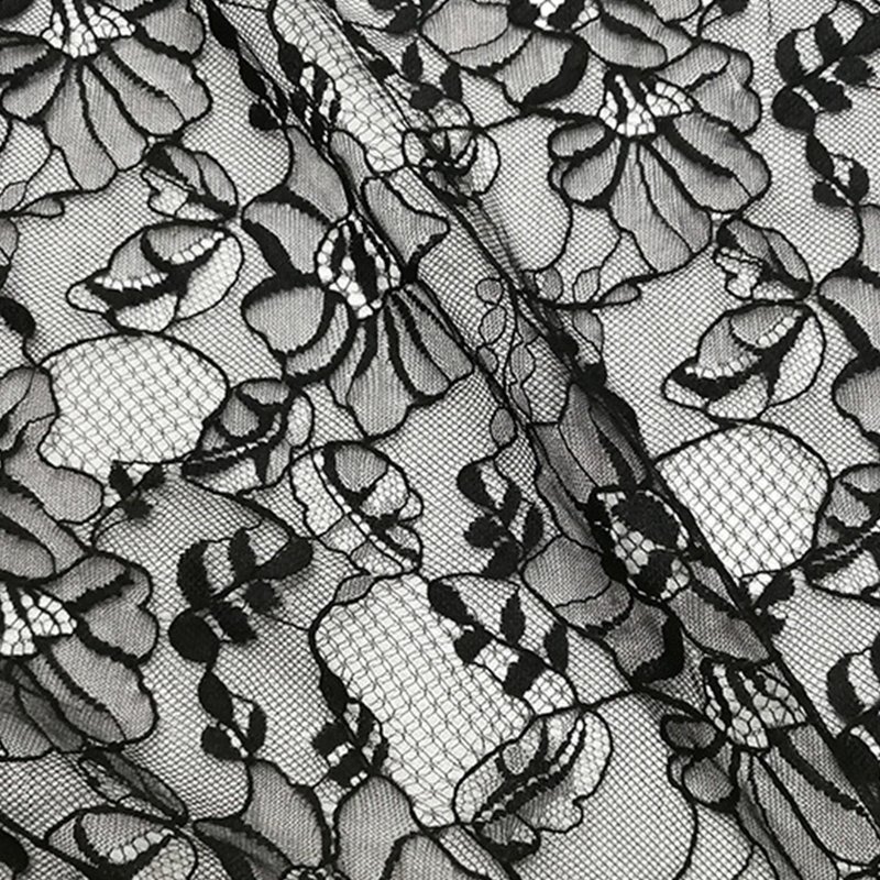 Lace Fabric Dress Women's Warp Knit for Women's Wear Wholesale Supplie