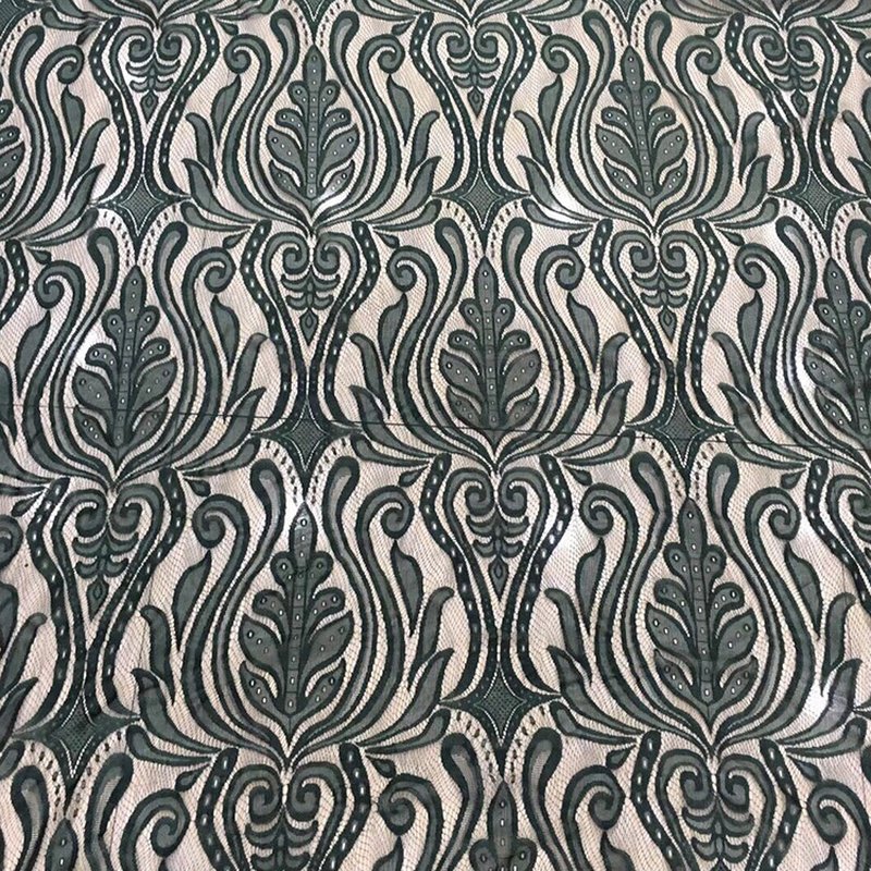 Lace Fabric Placement Polyester Warp Knit for Women's Wear Wholesale S 4