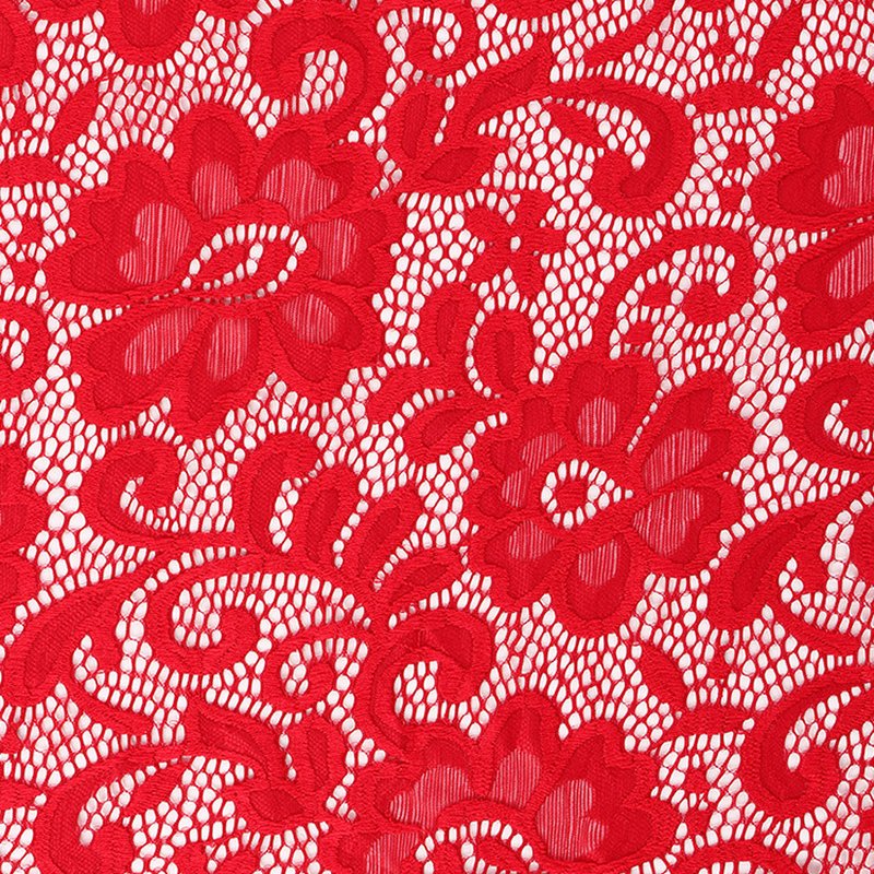 Lace Trim Lace Fabric Dress for Women's Wear Wholesale Supplier 7