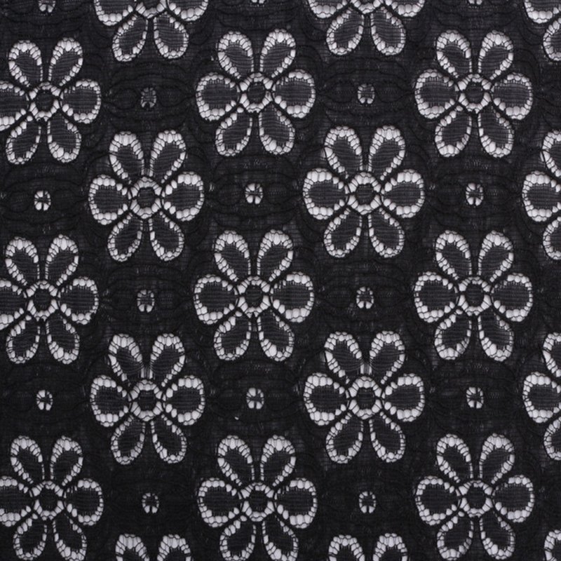 Lace Fabric Cutwork Women's Polyester for Women's Wear Wholesale Suppl