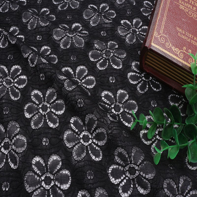 Lace Fabric Cutwork Women's Polyester for Women's Wear Wholesale Suppl 3