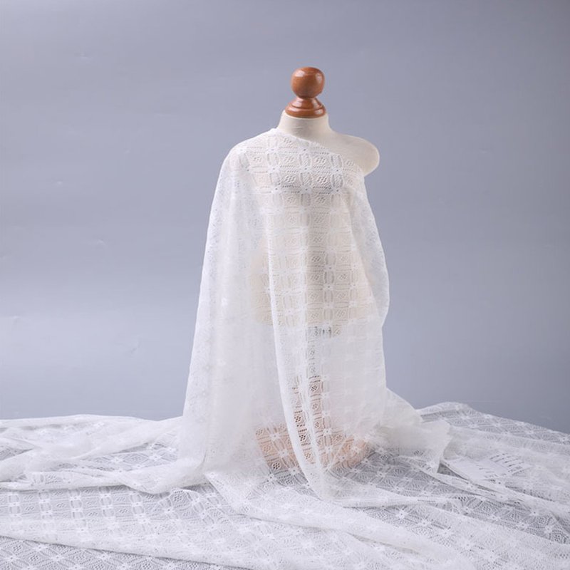 Lace Fabric Bridal Lace Trim Nylon Warp Knit for Women's Wear Wholesal