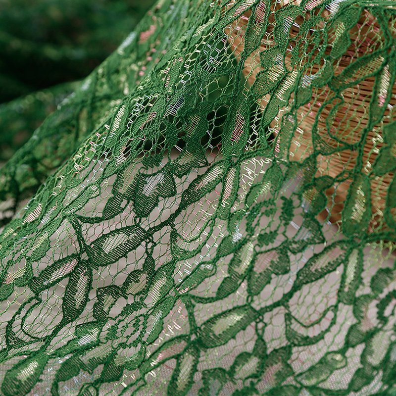 Lace Fabric Eyelash Cutwork for Women's Wear Wholesale Supplier
