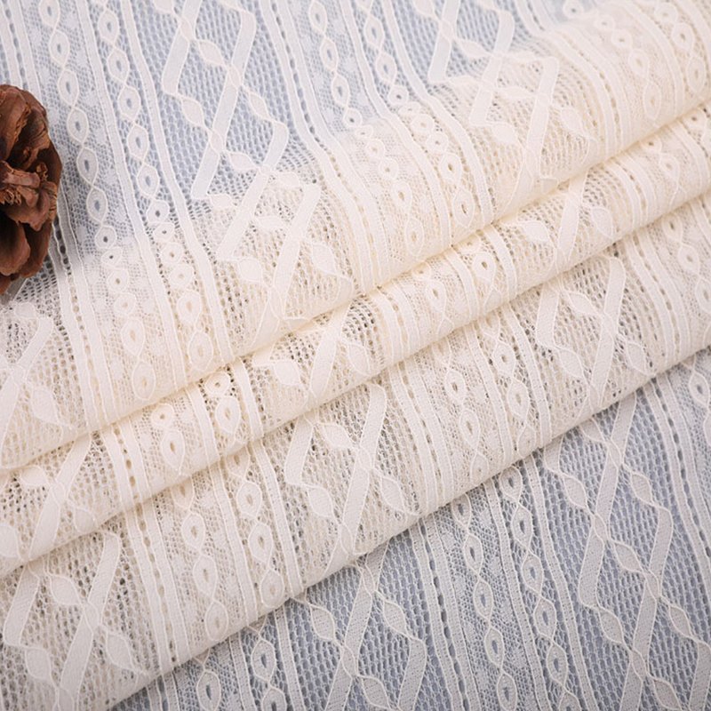 Lace Fabric Bridal Women's Nylon Warp Knit for Women's Wear Wholesale