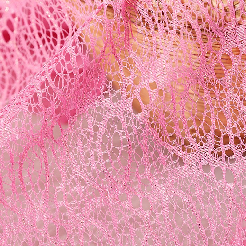 Lace Fabric Cutwork Women's Polyester for Women's Wear Wholesale Suppl 5