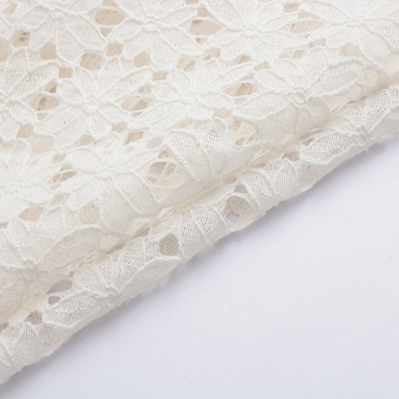Lace Fabric Cutwork Women's Nylon for Women's Wear Wholesale Supplier 4