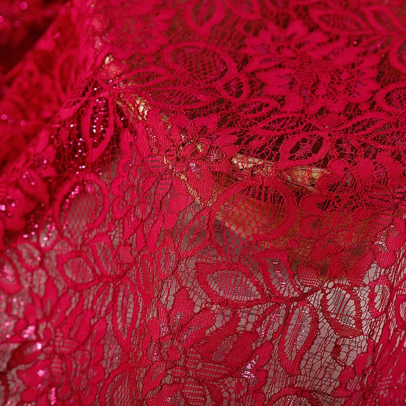 Lace Fabric Cutwork Women's Nylon for Women's Wear Wholesale Supplier 4