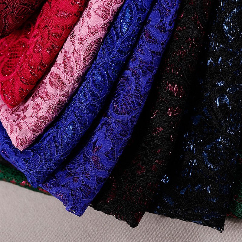 Lace Fabric Cutwork Women's Nylon for Women's Wear Wholesale Supplier 7