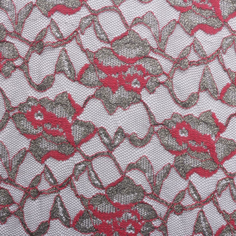 Lace Fabric Dress Women's Nylon Warp Knit for Women's Wear Wholesale S