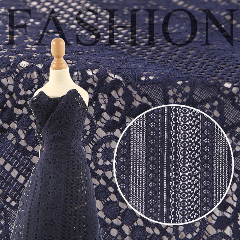 Lace Fabric Cutwork Bridal Polyester for Bridal Wholesale Supplier 7