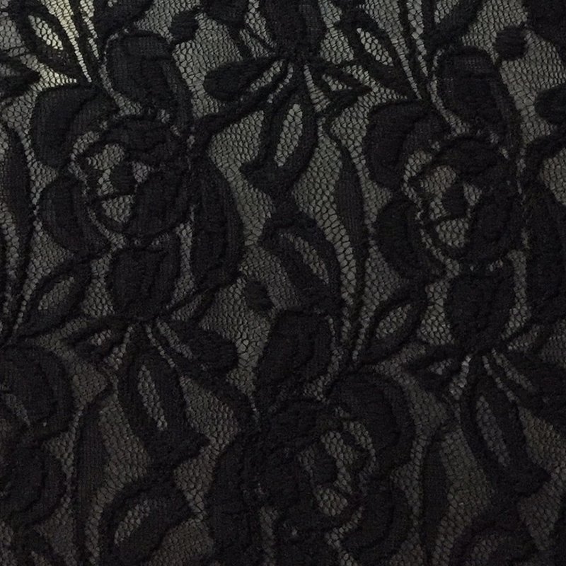 Bridal Evening Lace Trim Nylon Warp Knit Lace Fabric for Bridal Wholes