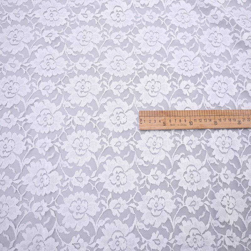 Lace Fabric Cutwork Women's Nylon Warp Knit for Women's Wear Wholesale