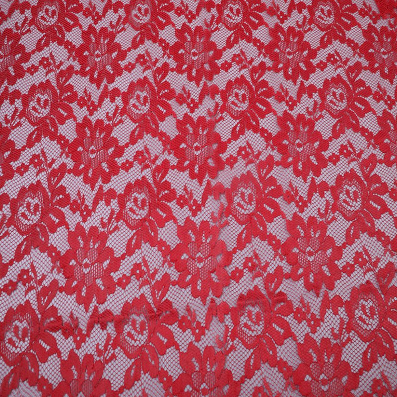 Lace Fabric Women's Polyester Warp Knit for Women's Wear Wholesale Sup