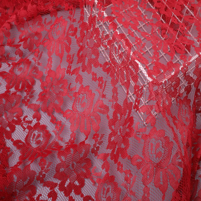 Lace Fabric Women's Polyester Warp Knit for Women's Wear Wholesale Sup 4