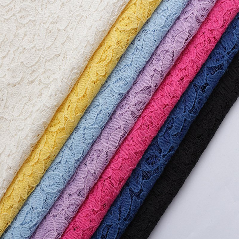 Lace Fabric Cutwork Women's Nylon for Women's Wear Wholesale Supplier 14