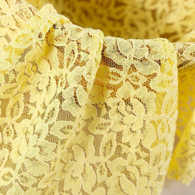 Lace Fabric Cutwork Women's Nylon for Women's Wear Wholesale Supplier 3