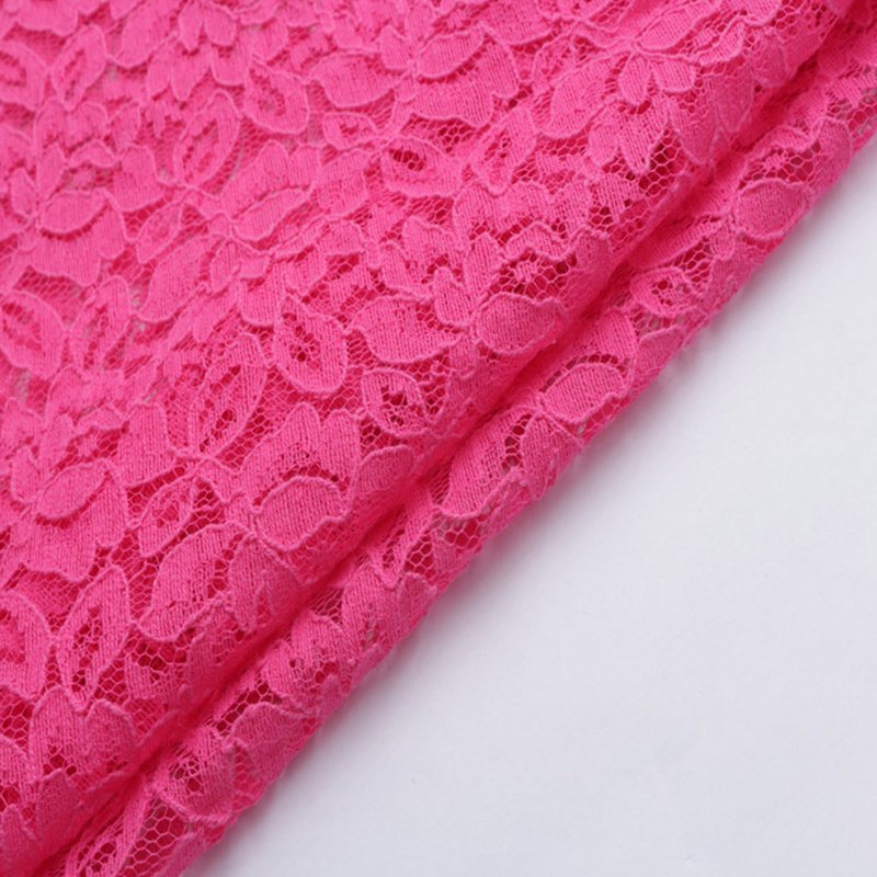 Lace Fabric Cutwork Women's Nylon for Women's Wear Wholesale Supplier 8