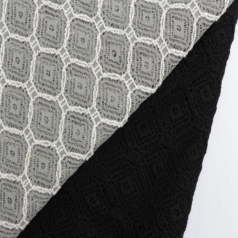 Lace Fabric Dress Cutwork Nylon for Women's Wear Wholesale Supplier 7