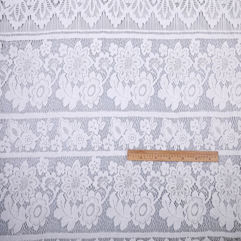 Lace Fabric Ditsy Floral Cutwork for Women's Wear Wholesale Supplier 9
