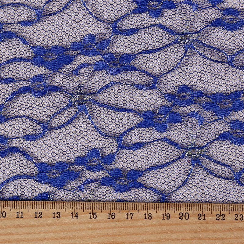 Lace Fabric Cutwork Solid Polyester for Apparel Wholesale Supplier 8