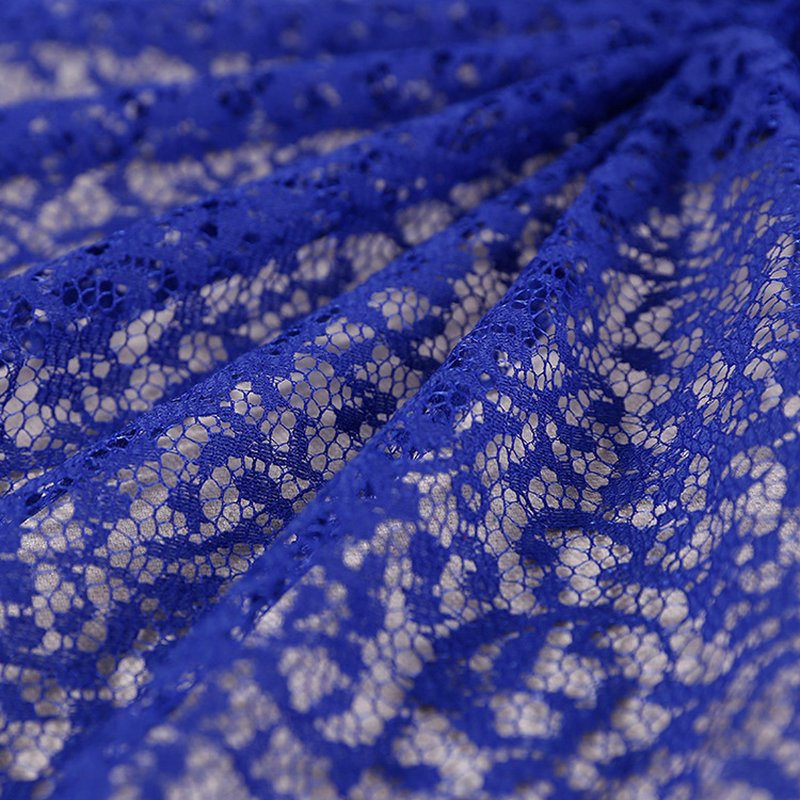 Lace Fabric Dyed Women's Polyester Warp Knit for Women's Wear Wholesal