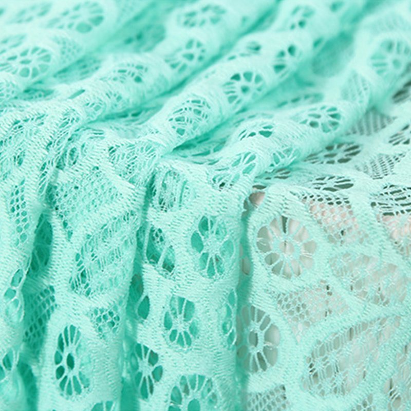 Lace Fabric Cutwork Bridal Polyester for Bridal Wholesale Supplier 4
