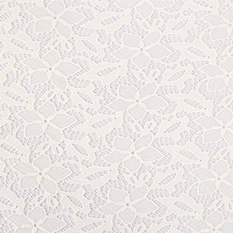 Lace Fabric Cutwork Jacquard for Women's Wear Wholesale Supplier