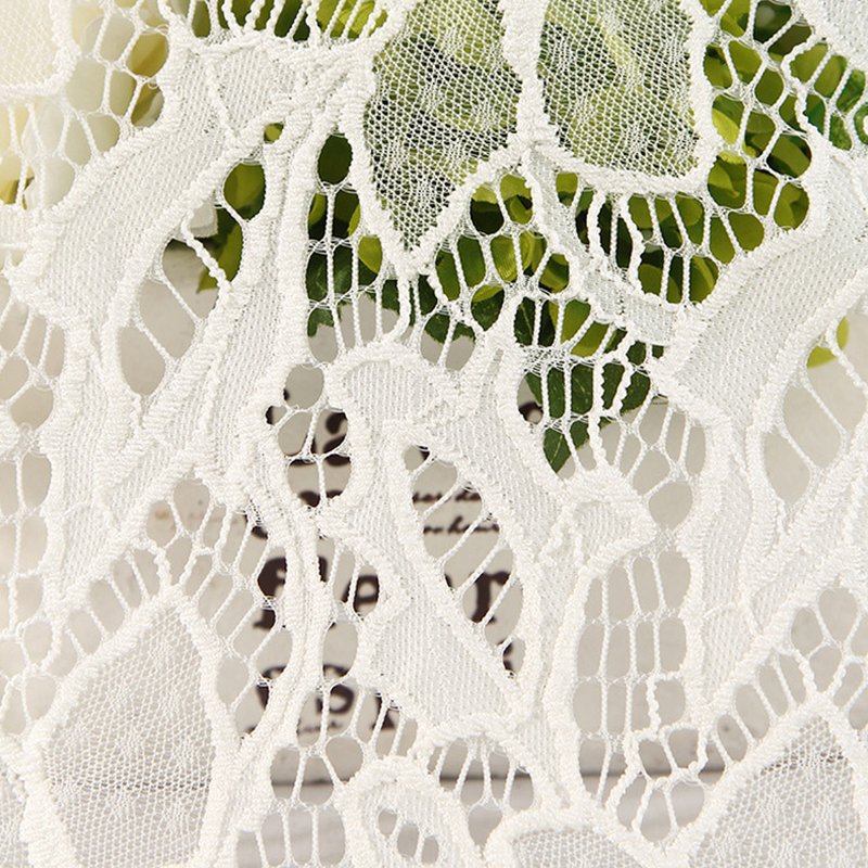 Lace Fabric Cutwork Jacquard for Women's Wear Wholesale Supplier 6
