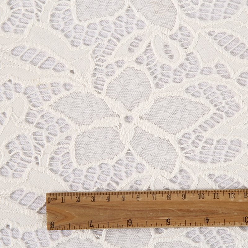 Lace Fabric Cutwork Jacquard for Women's Wear Wholesale Supplier 7
