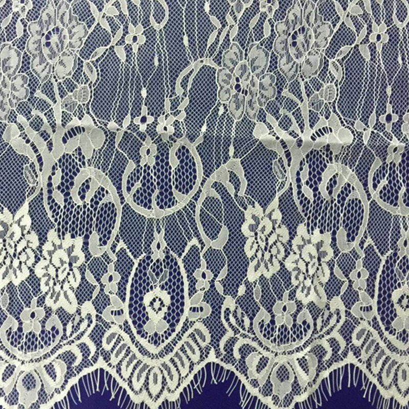 Dress Eyelash Lace Fabric for Women's Wear Wholesale Supplier