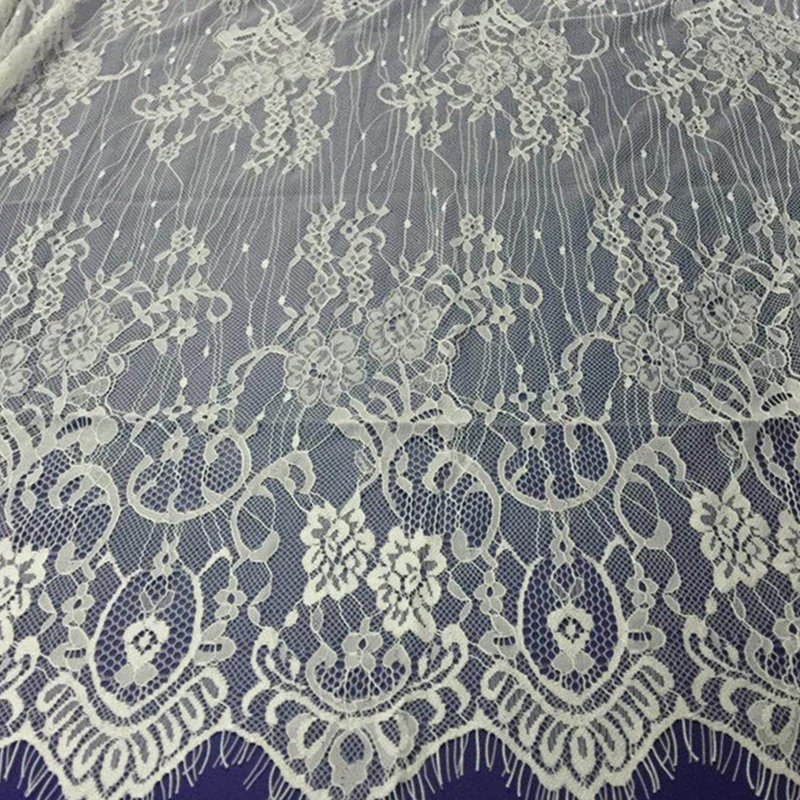 Dress Eyelash Lace Fabric for Women's Wear Wholesale Supplier 3