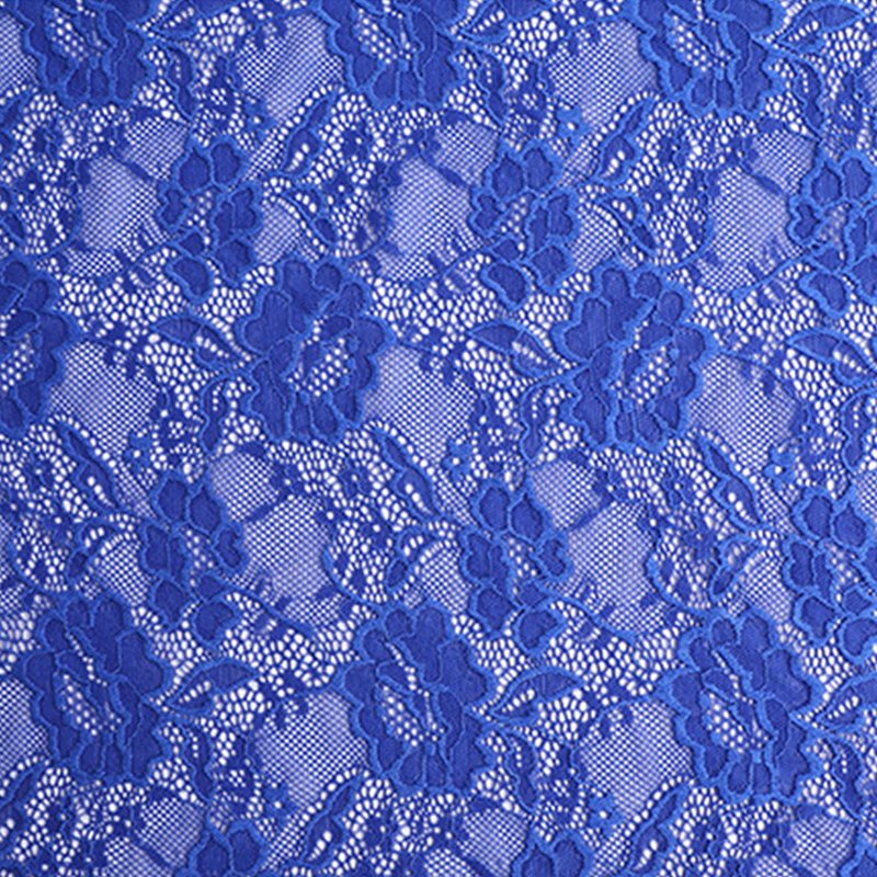 Lace Fabric Beige Nylon Warp Knit for Women's Wear Wholesale Supplier