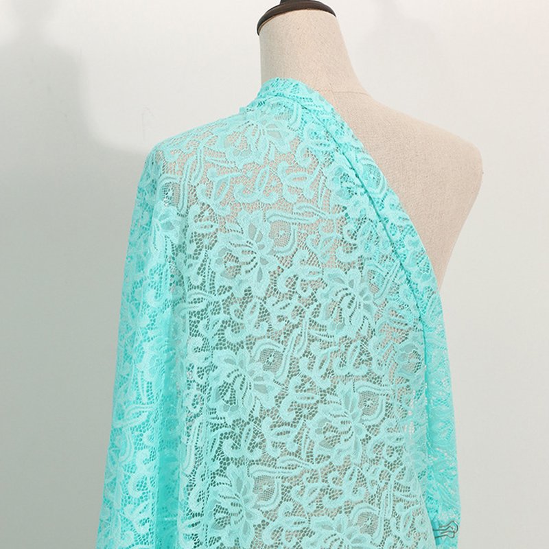 Lace Fabric Women's Nylon Warp Knit for Women's Wear Wholesale Supplie