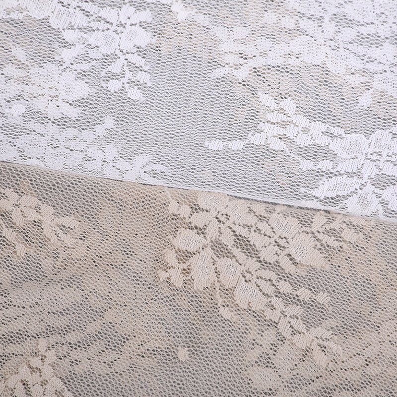 Lace Fabric Jacquard Bridal Nylon Warp Knit for Bridal Wholesale Suppl 7
