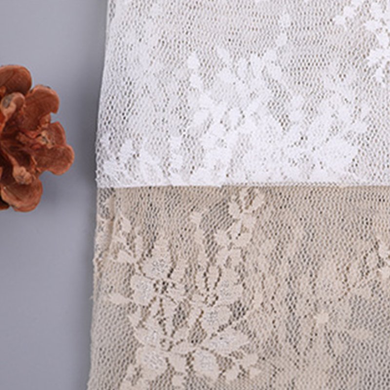 Lace Fabric Jacquard Bridal Nylon Warp Knit for Bridal Wholesale Suppl 8