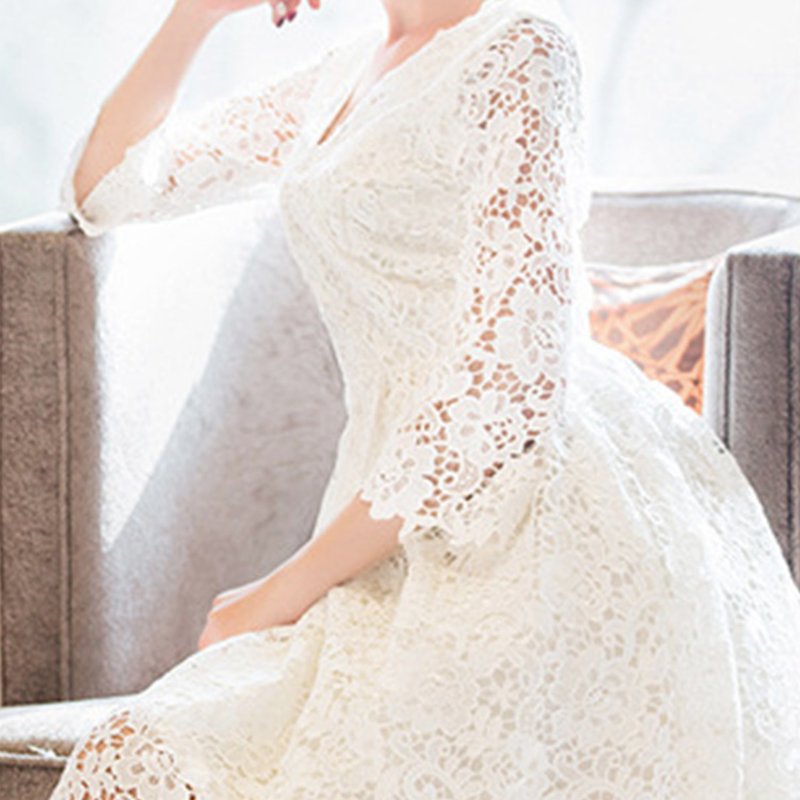 Lurex Cutwork Evening Polyester Foil Lace Fabric for Women's Wear Whol