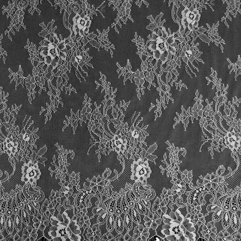 Lace Trim Dress Eyelash Lace Fabric for Women's Wear Wholesale Supplie