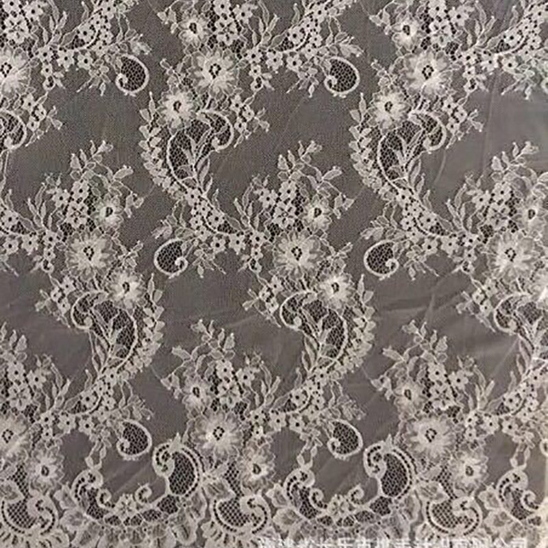 Lace Trim Dress Eyelash Lace Fabric for Women's Wear Wholesale Supplie 7