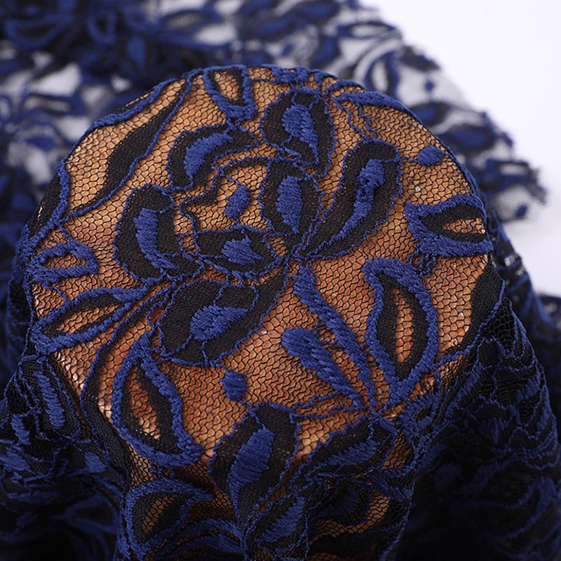 Lace Fabric Polyester Warp Knit for Women's Wear Wholesale Supplier 4