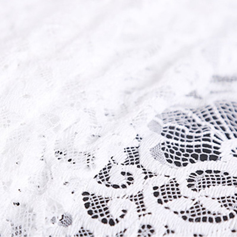 Lace Fabric Eyelash Cutwork Nylon for Apparel Wholesale Supplier 4