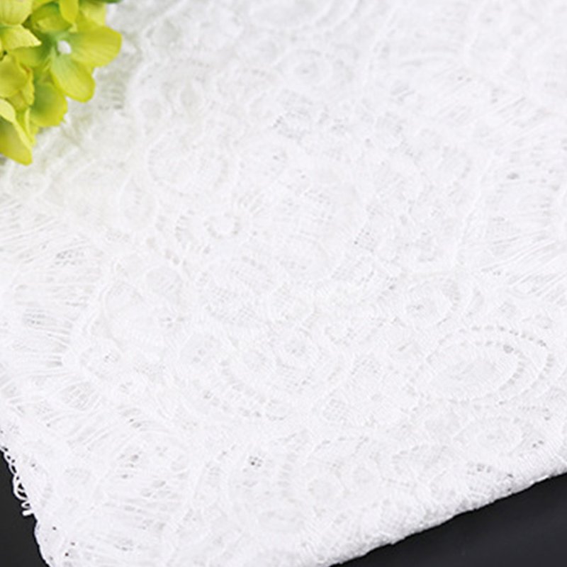 Lace Fabric Eyelash Cutwork Nylon for Apparel Wholesale Supplier 5