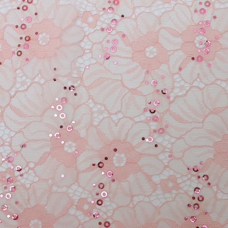 Lace Fabric Cutwork Eyelet Polyester for Women's Wear Wholesale Suppli