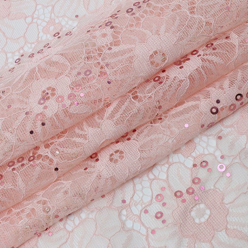 Lace Fabric Cutwork Eyelet Polyester for Women's Wear Wholesale Suppli 3