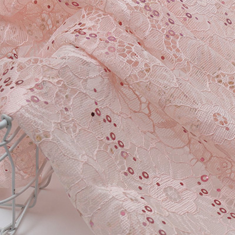 Lace Fabric Cutwork Eyelet Polyester for Women's Wear Wholesale Suppli 4