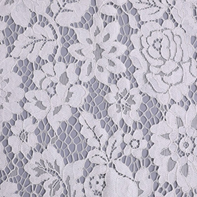 Lace Trim Lace Fabric White Nylon for Apparel Wholesale Supplier